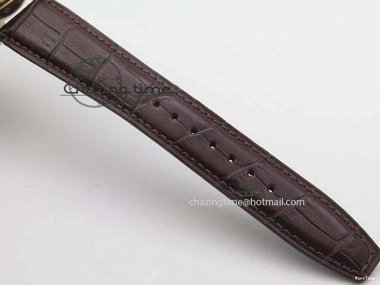 MIROTIME 0404 Portuguese Real PR IW500127 RG ZF 1:1 Best Edition Grey Red Dial On Brown Leather Strap A52010 V AllSeason 7331